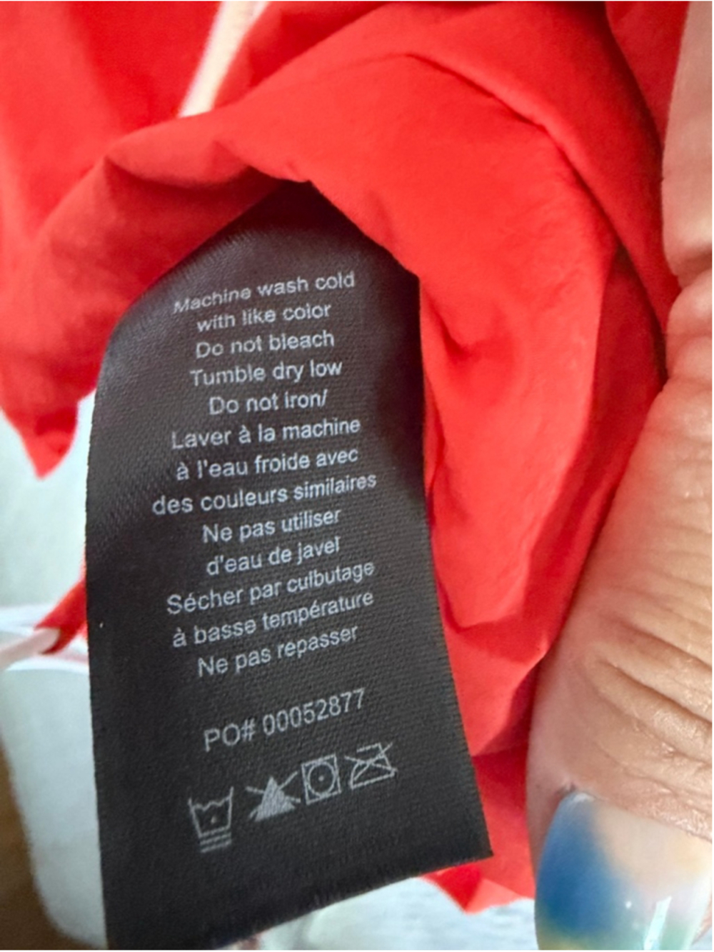 Women's Rag & Bone Orange Nylon Hooded Jacket L - Picture 6 of 9